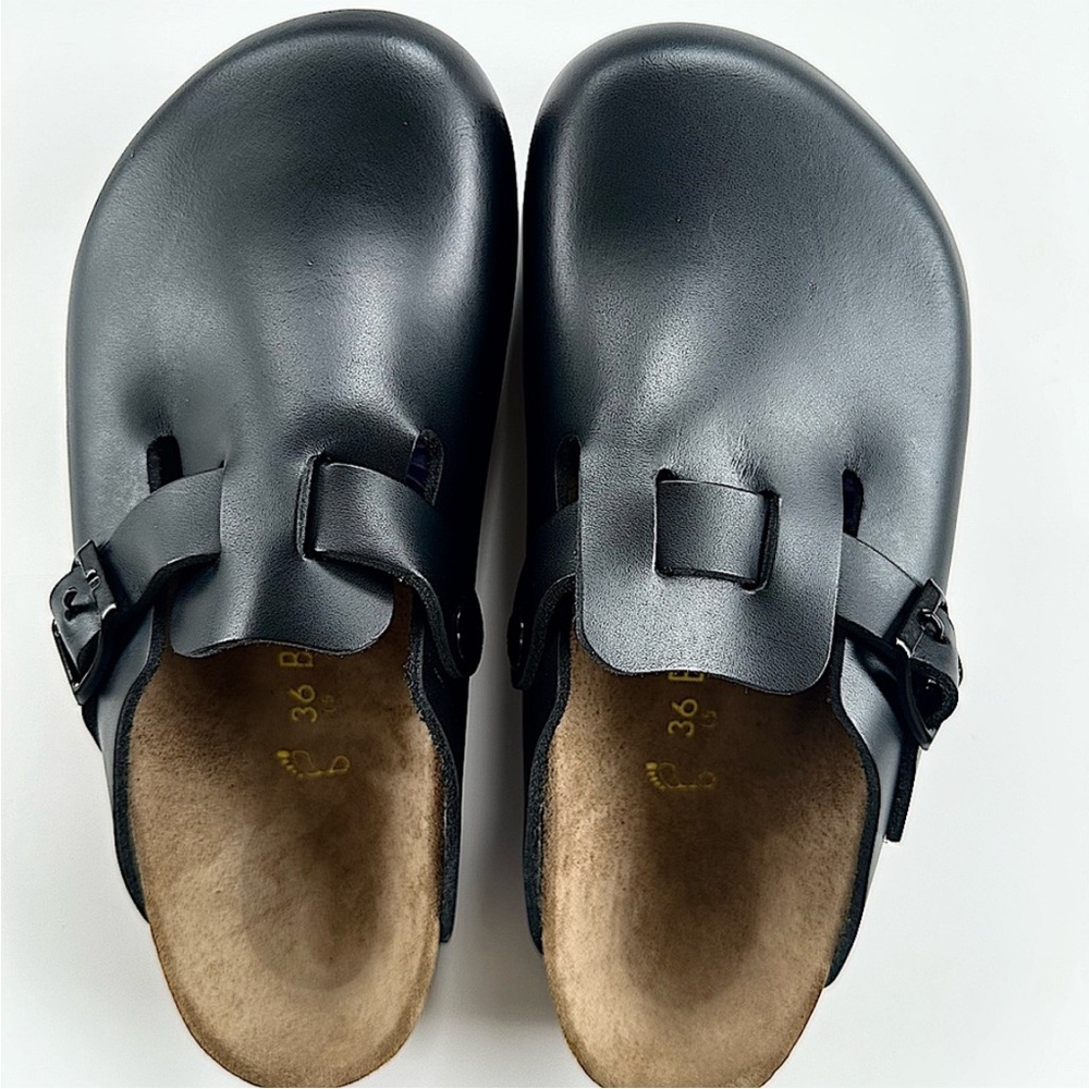 Birkenstock Boston Black Leather 36